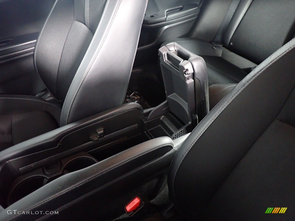 2020 Civic Sport Sedan - Aegean Blue Metallic / Black photo #31