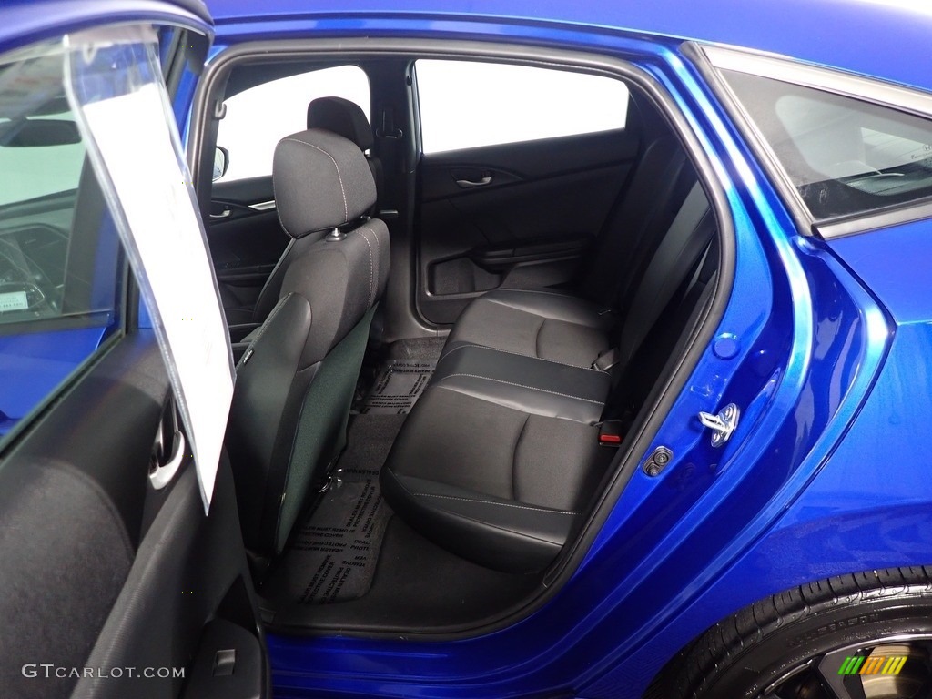 2020 Civic Sport Sedan - Aegean Blue Metallic / Black photo #33