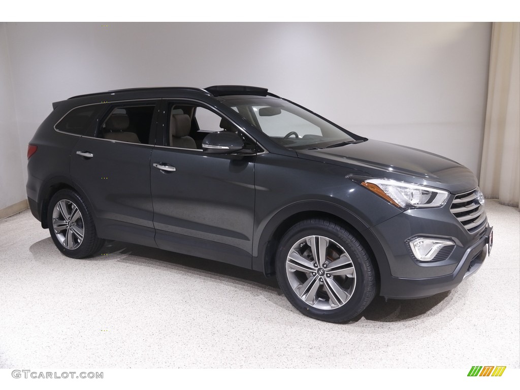 2013 Santa Fe Limited AWD - Hampton Green Pearl / Beige photo #1