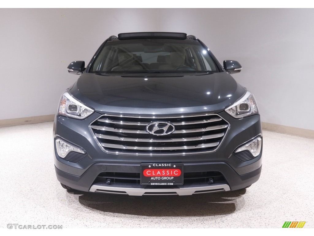 2013 Santa Fe Limited AWD - Hampton Green Pearl / Beige photo #2