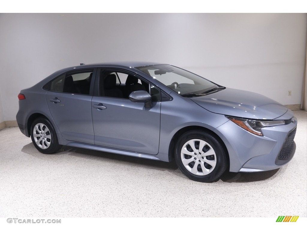 2020 Corolla LE - Celestite Gray Metallic / Black photo #1
