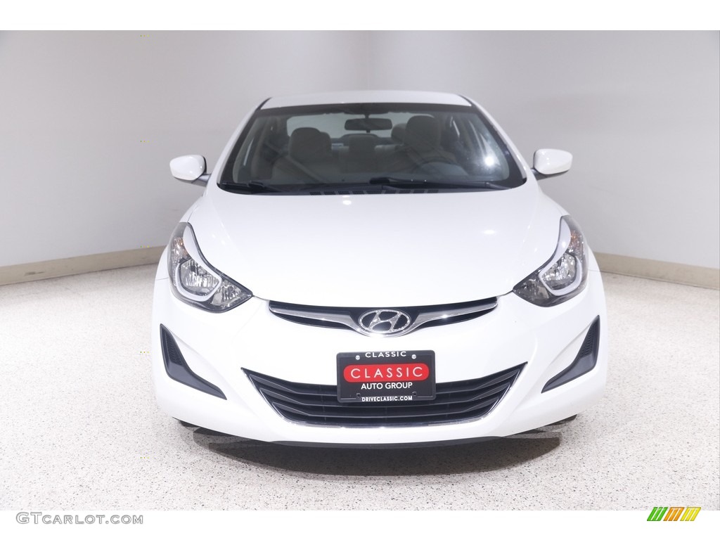 2016 Elantra SE - White / Beige photo #2