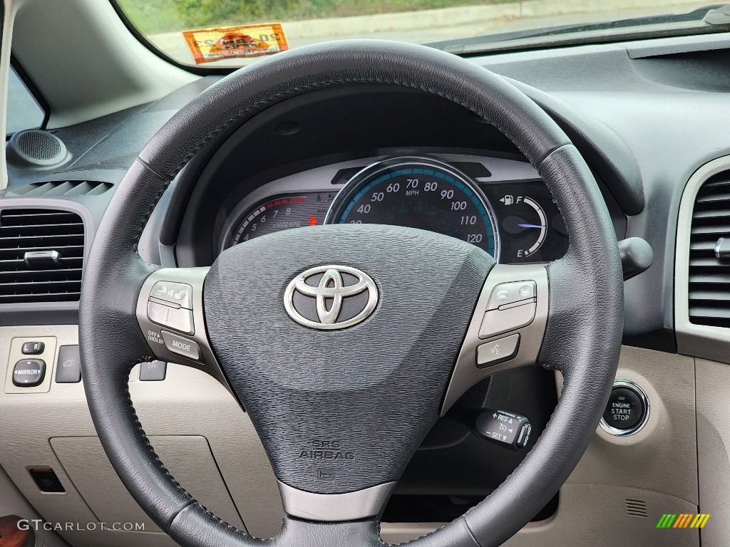 2012 Venza XLE AWD - Magnetic Gray Metallic / Light Gray photo #18