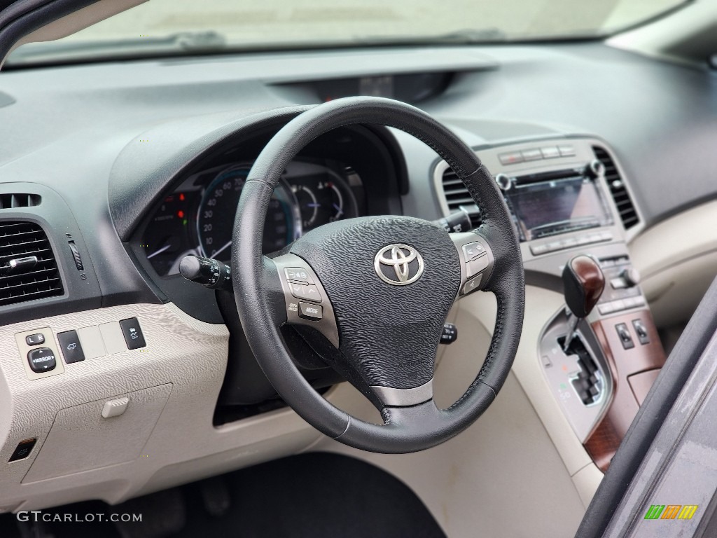 2012 Venza XLE AWD - Magnetic Gray Metallic / Light Gray photo #26