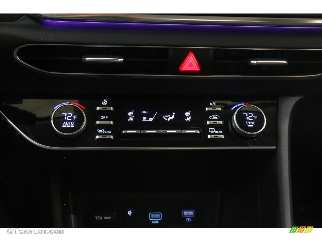 2021 Sonata Limited - Phantom Black / Black photo #14
