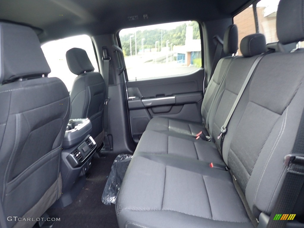 Black Interior 2022 Ford F150 XLT SuperCrew 4x4 Photo #144957602