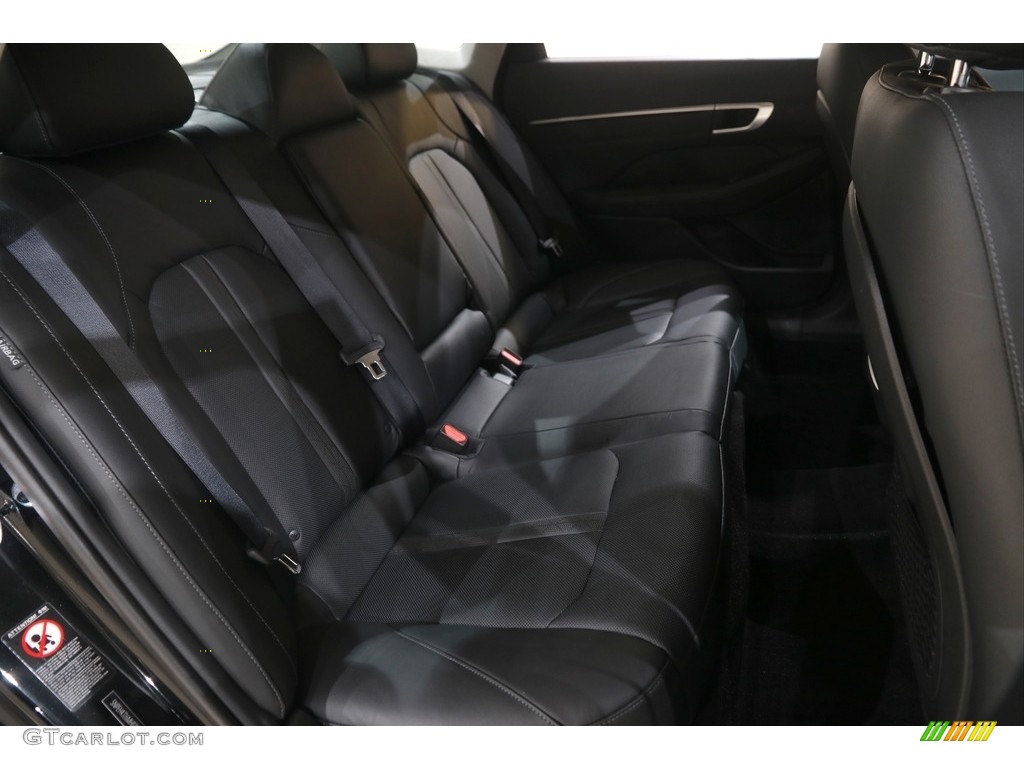 2021 Sonata Limited - Phantom Black / Black photo #18