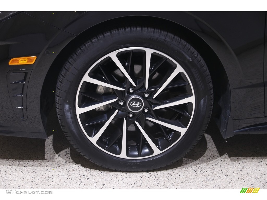 2021 Sonata Limited - Phantom Black / Black photo #22