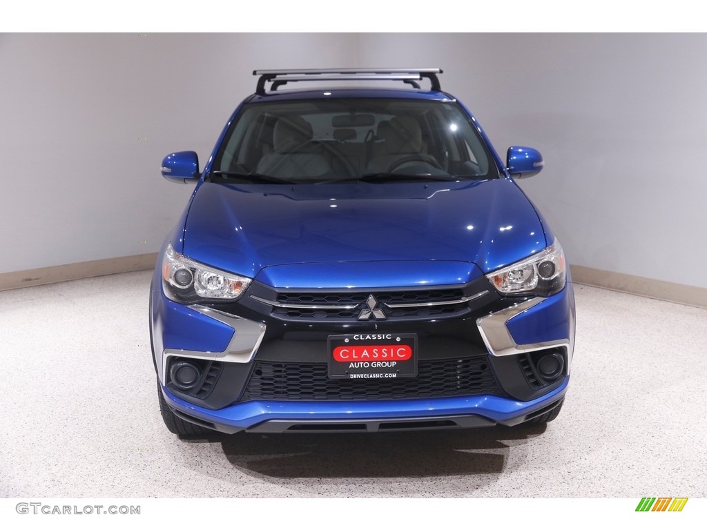 2018 Outlander Sport ES - Blue Octane Metallic / Gray photo #2