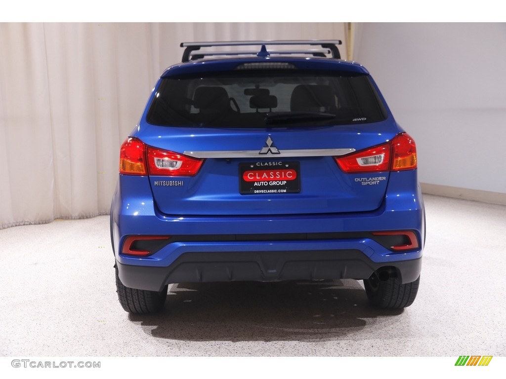 2018 Outlander Sport ES - Blue Octane Metallic / Gray photo #18