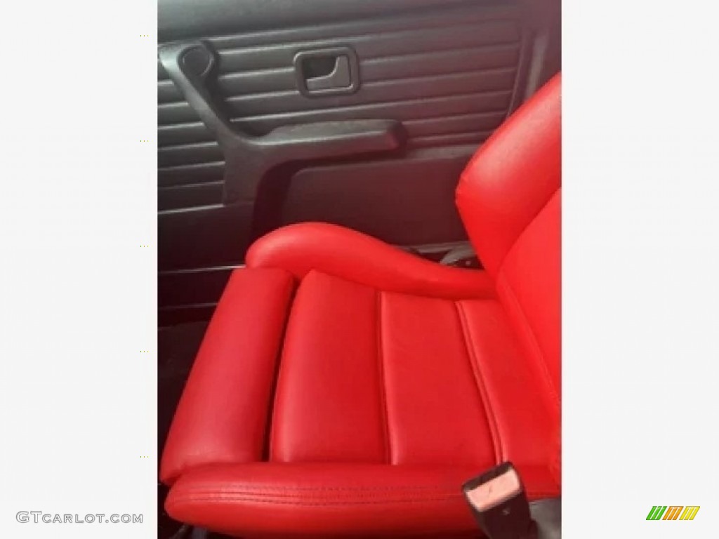 Red Interior 1987 BMW 3 Series 325ic Cabriolet Photo #144958790