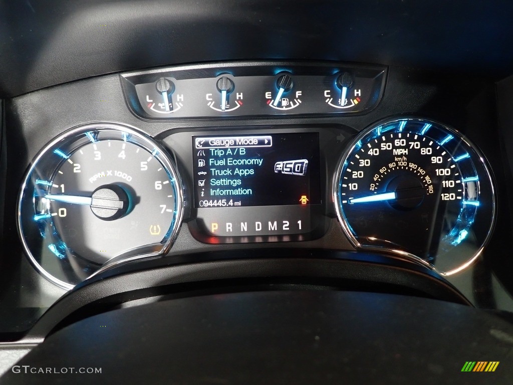 2012 F150 XLT SuperCab 4x4 - Green Gem Metallic / Steel Gray photo #15