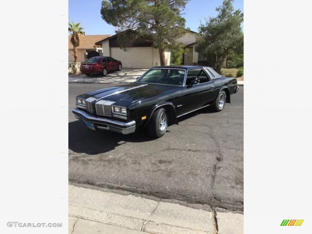 1976 Cutlass Supreme Brougham Coupe - Black / Black photo #1