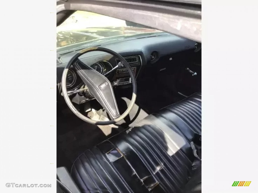 1976 Cutlass Supreme Brougham Coupe - Black / Black photo #2