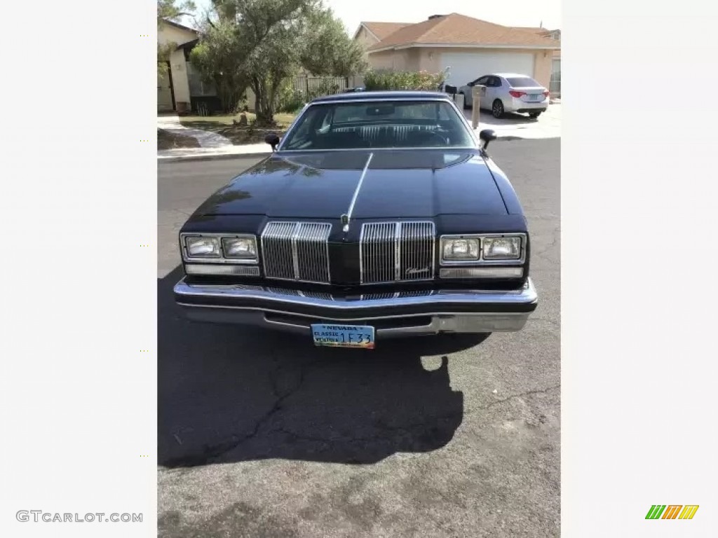 1976 Cutlass Supreme Brougham Coupe - Black / Black photo #6