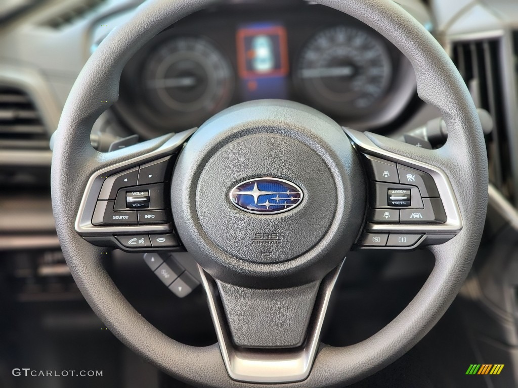 2023 Subaru Impreza Premium 5-Door Black Steering Wheel Photo #144961331