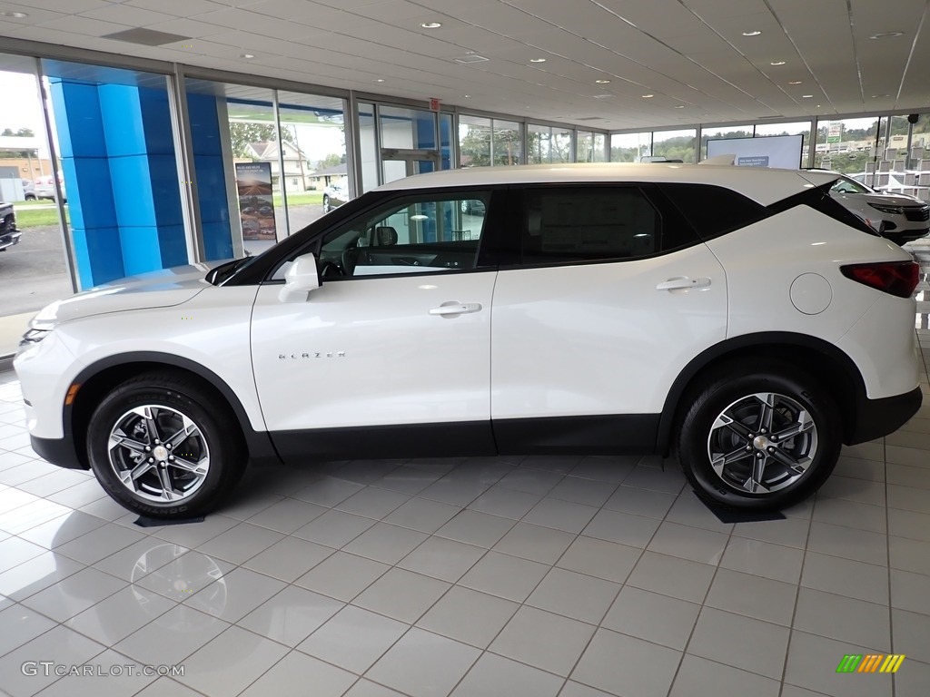 Summit White 2023 Chevrolet Blazer LT AWD Exterior Photo #144961337
