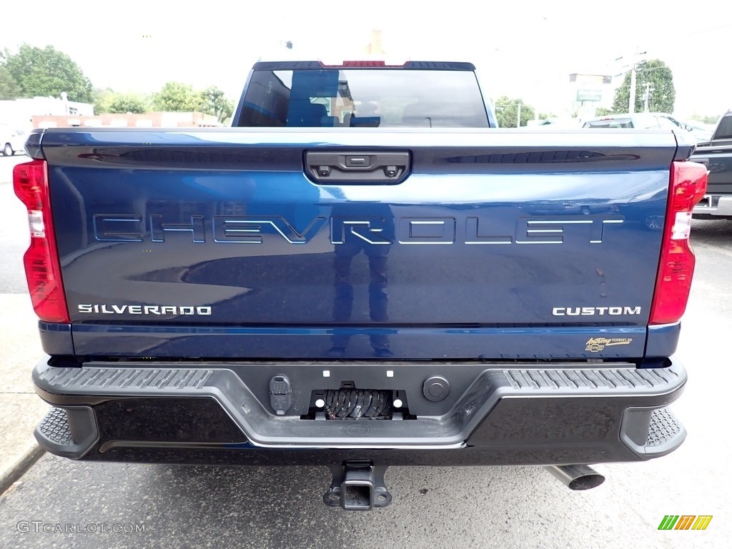 2022 Silverado 2500HD Custom Crew Cab 4x4 - Northsky Blue Metallic / Jet Black photo #4