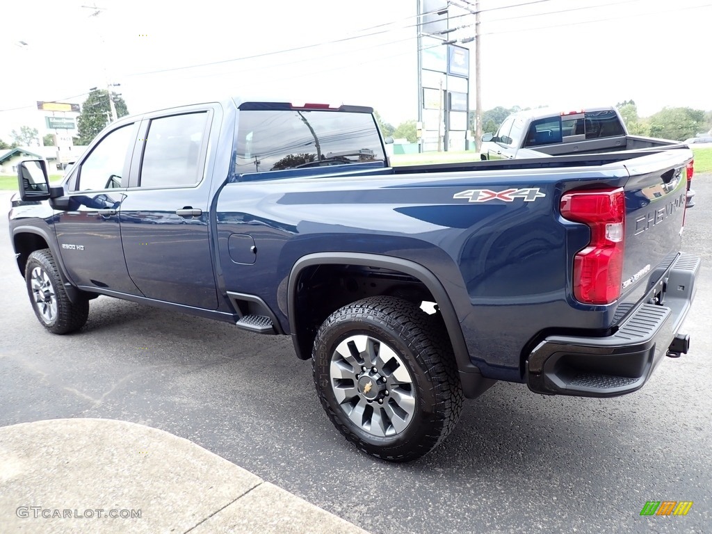 2022 Silverado 2500HD Custom Crew Cab 4x4 - Northsky Blue Metallic / Jet Black photo #5