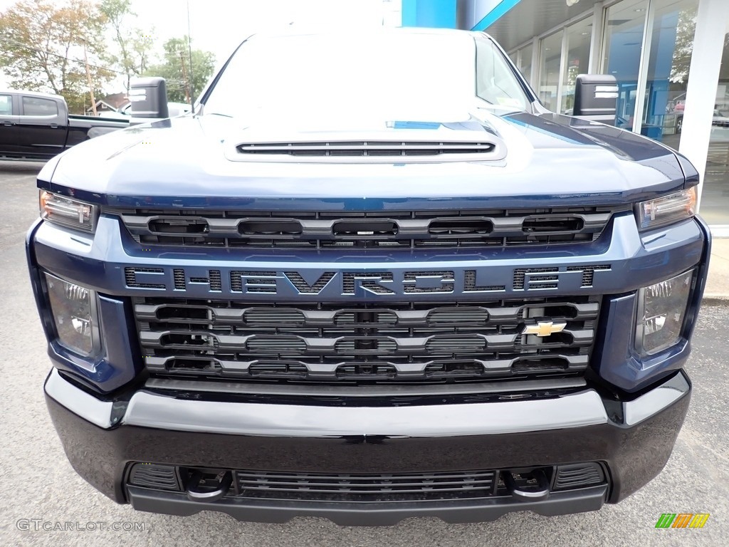 2022 Silverado 2500HD Custom Crew Cab 4x4 - Northsky Blue Metallic / Jet Black photo #8