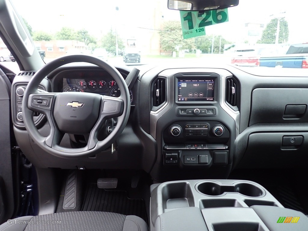2022 Silverado 2500HD Custom Crew Cab 4x4 - Northsky Blue Metallic / Jet Black photo #12