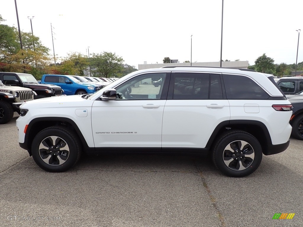 2022 Grand Cherokee 4XE Hybrid - Bright White / Global Black photo #2