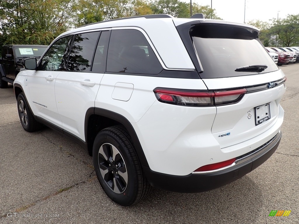 2022 Grand Cherokee 4XE Hybrid - Bright White / Global Black photo #3