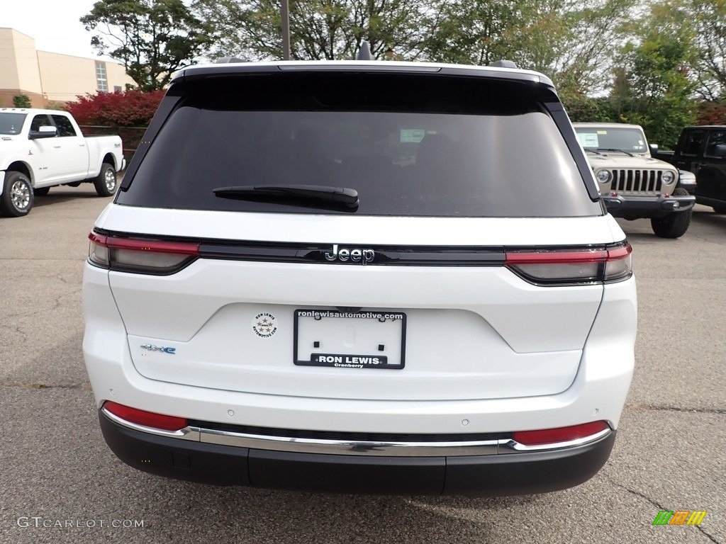 2022 Grand Cherokee 4XE Hybrid - Bright White / Global Black photo #4