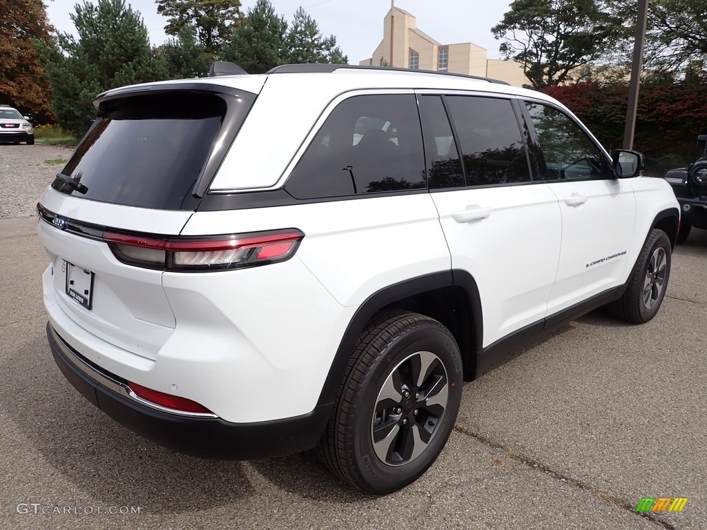2022 Grand Cherokee 4XE Hybrid - Bright White / Global Black photo #5
