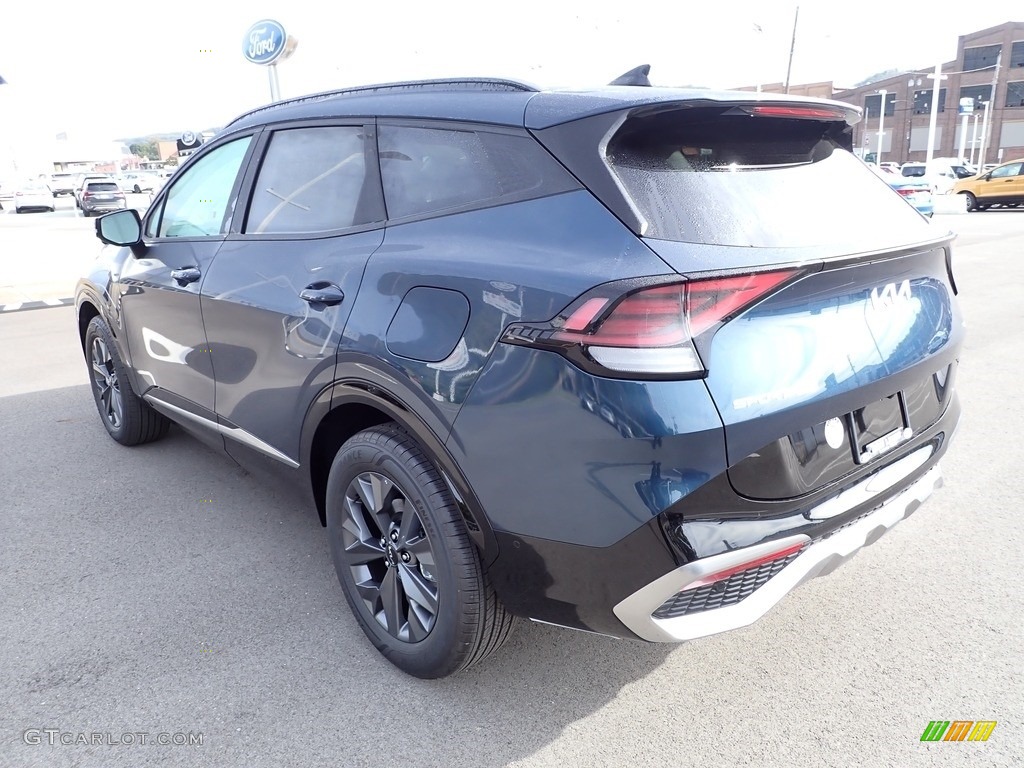 2023 Sportage Hybrid SX-Prestige AWD - Vesta Blue / Black photo #6