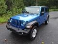 Hydro Blue Pearl - Wrangler Unlimited Sport 4x4 Photo No. 2