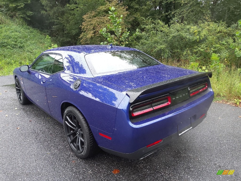 2022 Challenger R/T Scat Pack Dynamics Package - Indigo Blue / Ruby Red/Black photo #8