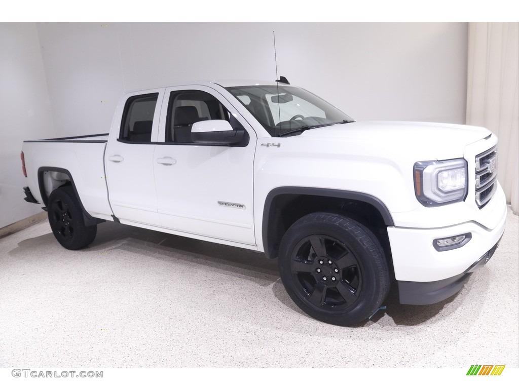 2019 Sierra 1500 Limited Elevation Double Cab 4WD - Summit White / Jet Black/Dark Ash photo #1