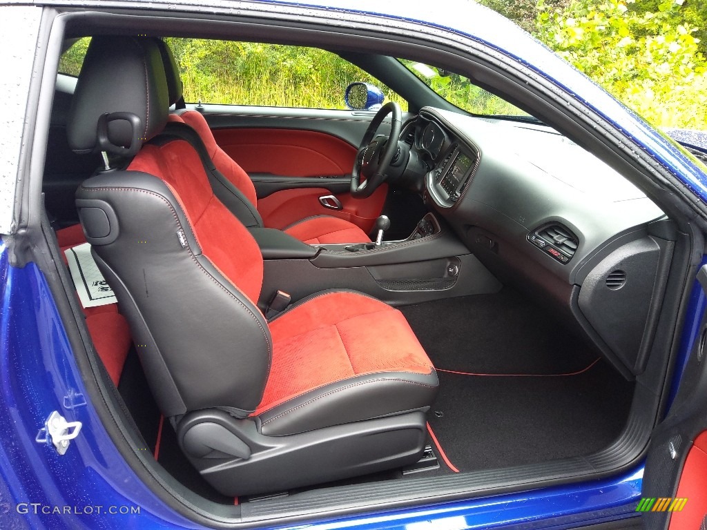 2022 Challenger R/T Scat Pack Dynamics Package - Indigo Blue / Ruby Red/Black photo #16