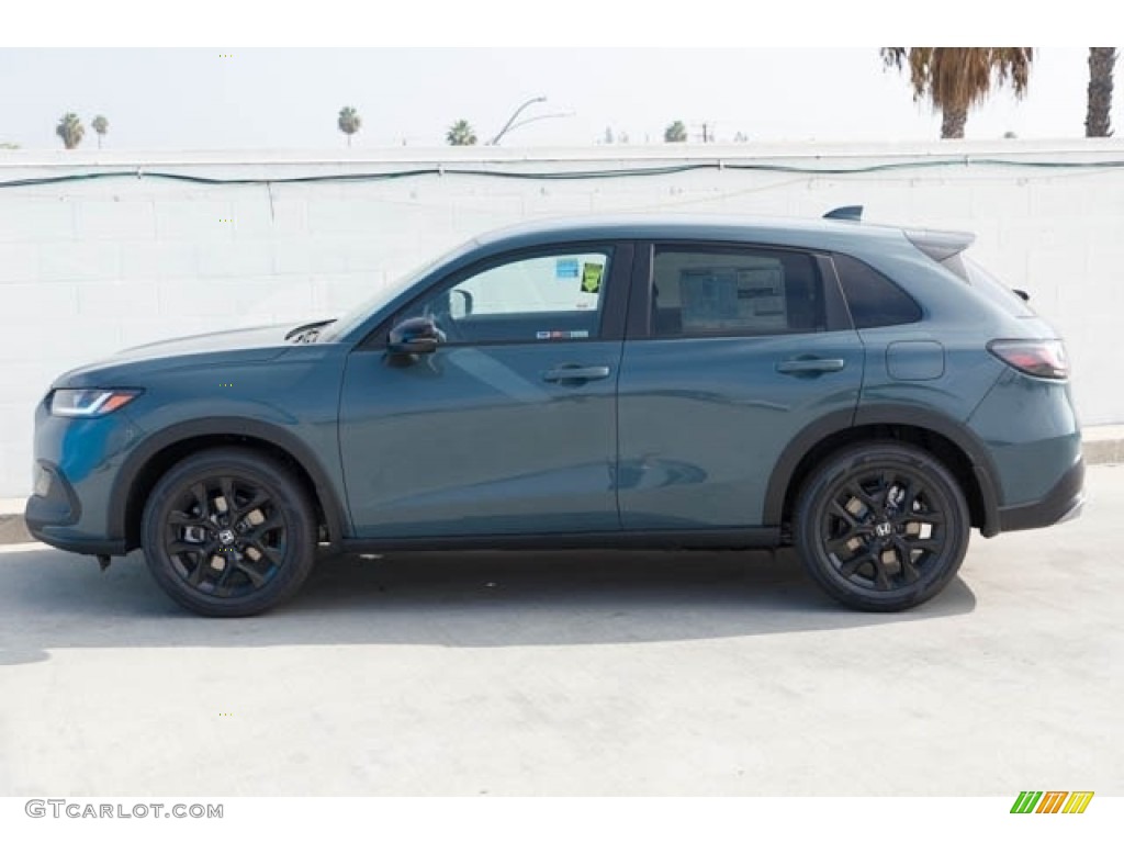 Nordic Forest Pearl 2023 Honda HR-V Sport Exterior Photo #144964232