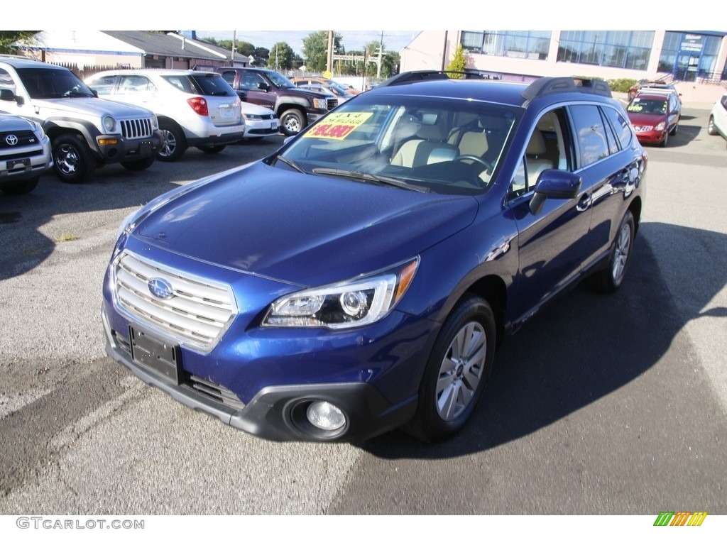 2017 Outback 2.5i Premium - Lapis Blue Pearl / Warm Ivory photo #1