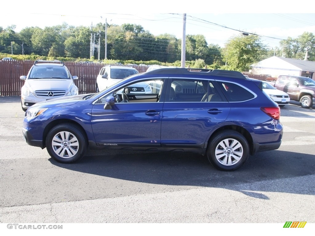 2017 Outback 2.5i Premium - Lapis Blue Pearl / Warm Ivory photo #8