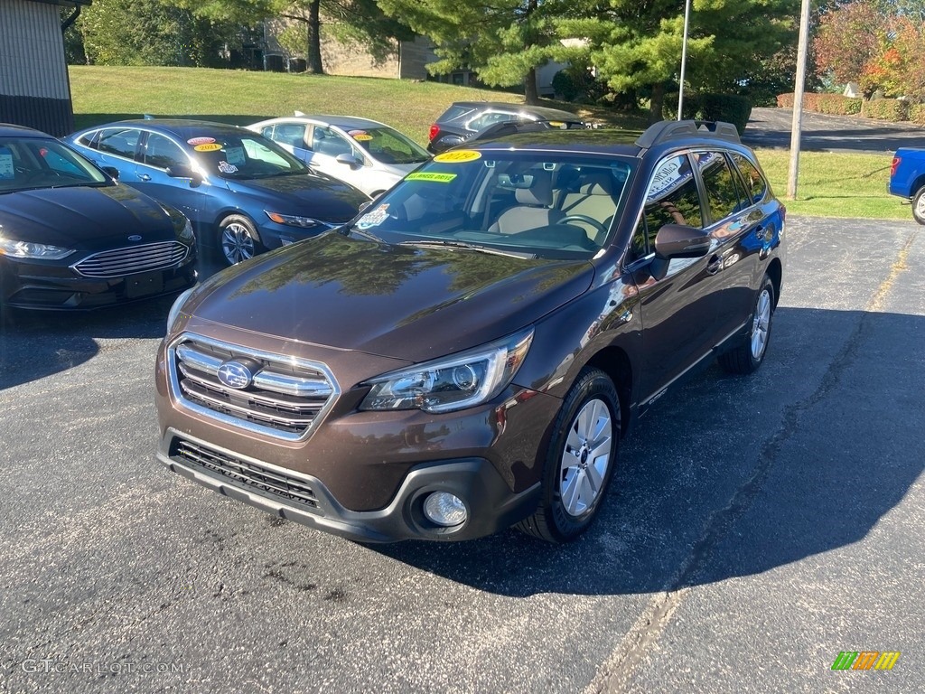 2019 Outback 2.5i Premium - Cinnamon Brown Pearl / Warm Ivory photo #2