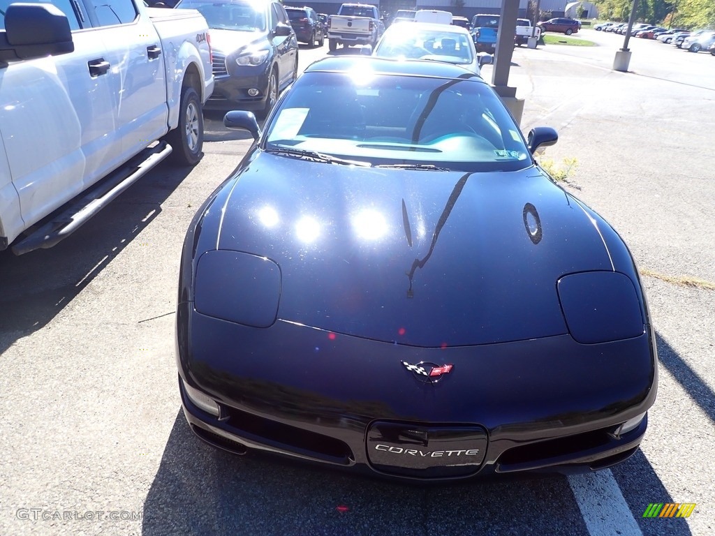 1998 Corvette Coupe - Black / Black photo #2