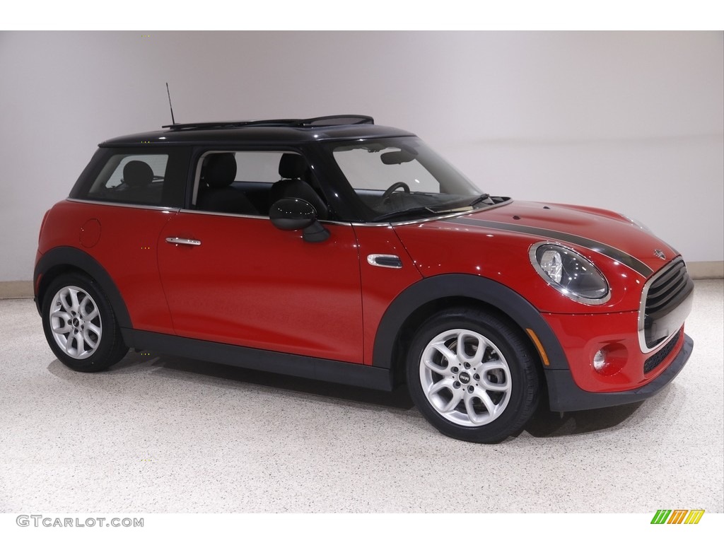 2019 Hardtop Cooper 2 Door - Chili Red / Carbon Black photo #1