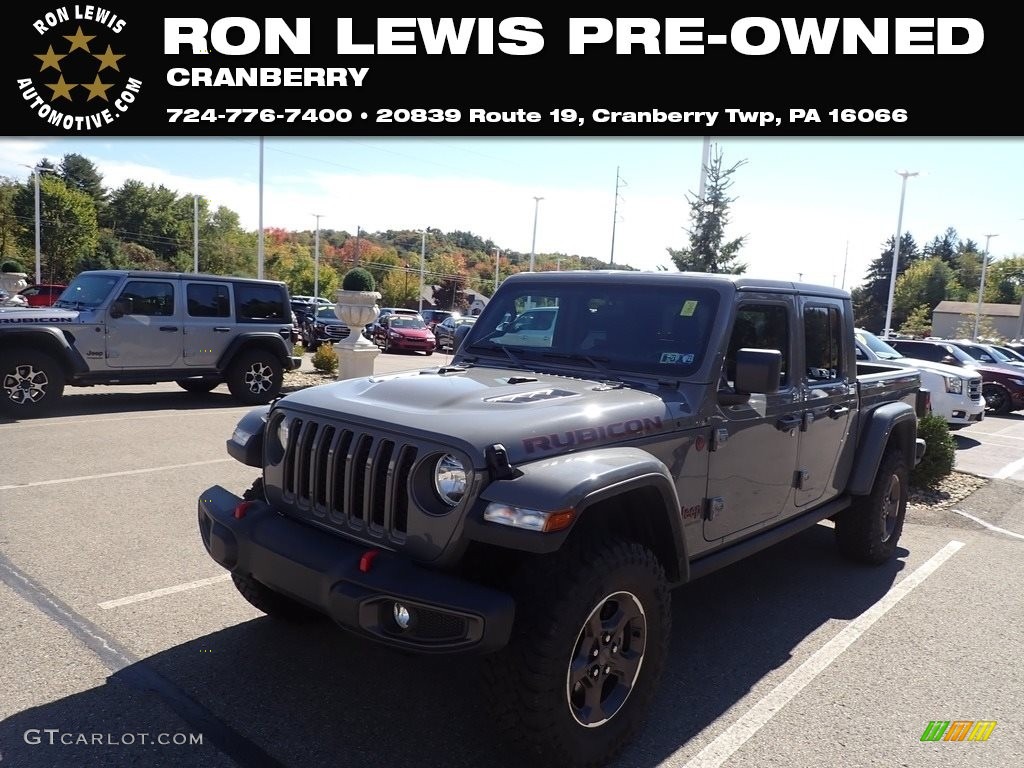 2021 Gladiator Rubicon 4x4 - Sting-Gray / Black photo #1