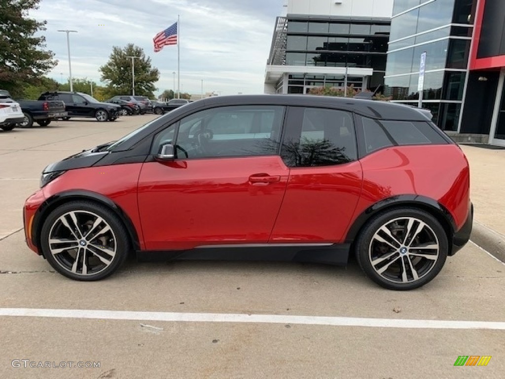 Melbourne Red Metallic 2018 BMW i3 S with Range Extender Exterior Photo #144967955