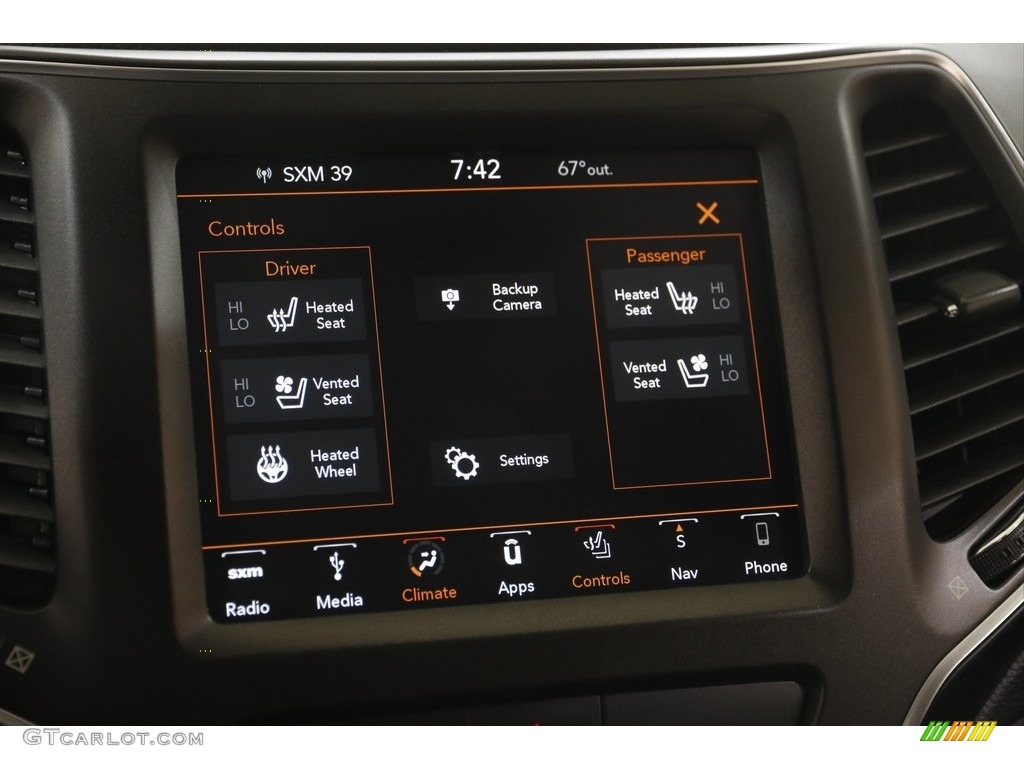 2019 Cherokee Trailhawk Elite 4x4 - Light Brownstone Pearl / Black photo #12