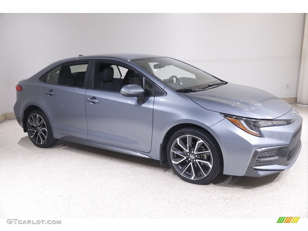 2021 Corolla SE - Celestite Gray Metallic / Light Gray/Moonstone photo #1