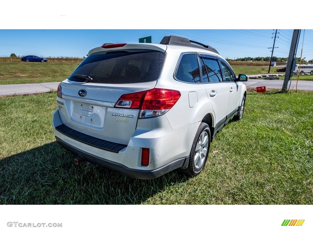 2011 Outback 2.5i Premium Wagon - Satin White Pearl / Warm Ivory photo #4