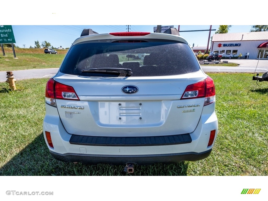 2011 Outback 2.5i Premium Wagon - Satin White Pearl / Warm Ivory photo #5