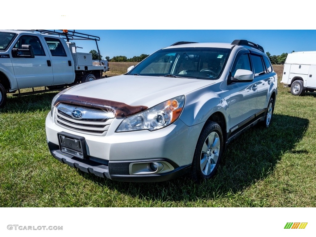 2011 Outback 2.5i Premium Wagon - Satin White Pearl / Warm Ivory photo #8