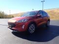 2020 Sedona Orange Metallic Ford Escape Titanium Hybrid  photo #6