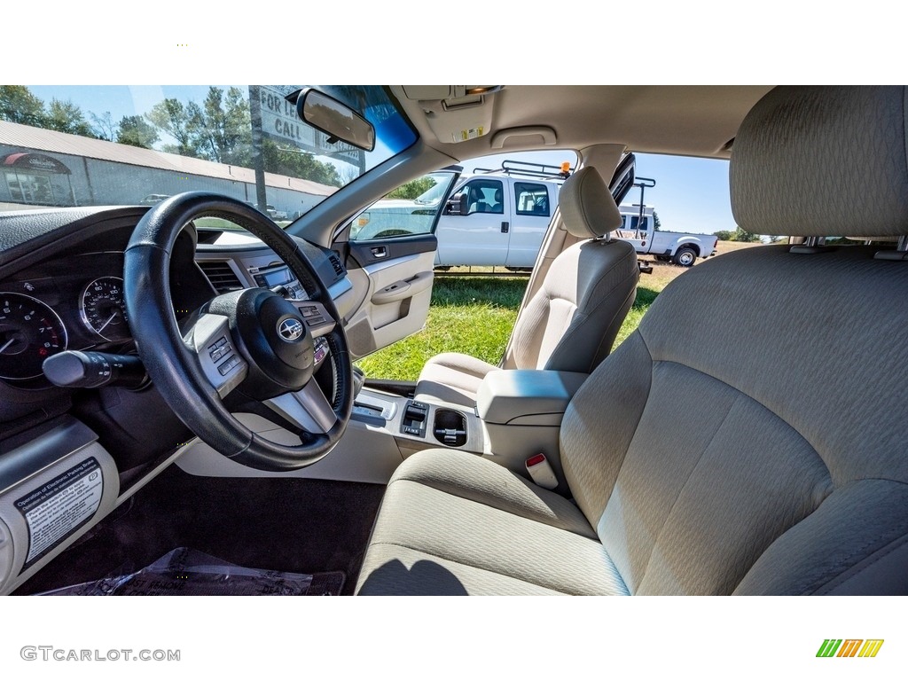 2011 Outback 2.5i Premium Wagon - Satin White Pearl / Warm Ivory photo #18