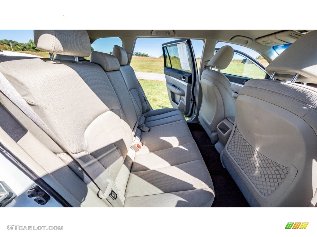 2011 Outback 2.5i Premium Wagon - Satin White Pearl / Warm Ivory photo #22